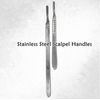 2x Scalpel Scale Handles #4 & #4L Blade Holders Surgical Veterinary Instruments