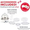 Dash Deluxe Rapid Egg Cooker 12 Egg Capacity Versatile Kitchen Appliance