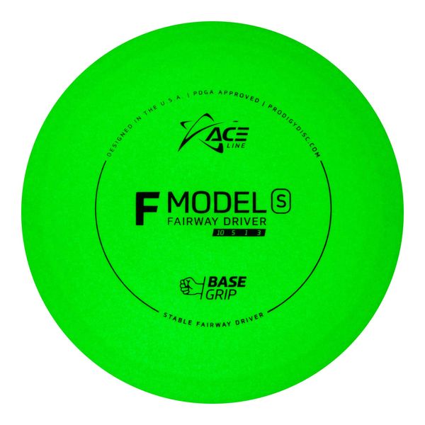 Prodigy Disc Ace Line BaseGrip Glow F Model S | Stable Disc Golf Fairway Driver | Glows in The Dark | Pinpoint Accuracy and Incredible Control | Colors May Vary (170-176g)