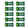 Sakura Crepas Eraser, Arch 60, 10 Pieces, RAF60-10P