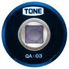 [Amazon.co.jp Exclusive] Tone Quick Adapter L-QA-03B 3/8" Drive Angle Blue