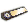 Customizable U.S Navy Desk Block Genuine Walnut, Includes Personalization