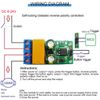 Youmile DR55B01 DC 6-24V Motor Forward/Reverse Controller Board Self-Locking Reverse Polarity Relay Motor Control Module with red and black cable