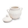 Fox Run Container Garlic Storage and Baking, 5.25" Keeper, White