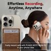 Voice Recorder Carrying Case for PLAUD NOTE, Compatible with PLAUD NOTE AI Audio Recorder, Portable Protective Case, Brown