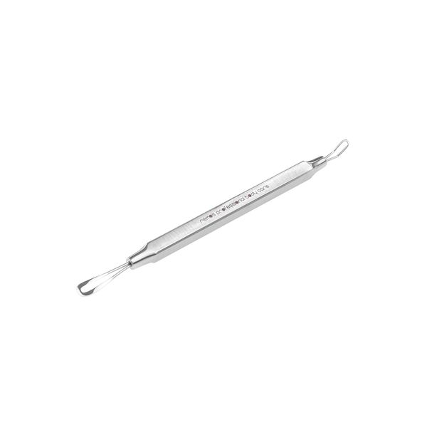 REMOS Comedone Extractor/Blackhead Remover with Two Loops - Stainless Steel