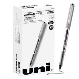 Uniball Vision Elite BLX Rollerball Pens, Assorted Pens Pack of 5, Bold  Pens with 0.8mm Ink, Ink Black Pen, Pens Fine Point Smooth Writing Pens,  Bulk Pens, and Office Supplies 