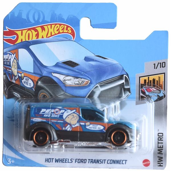 Hot Wheels Ford Transit Connect, HW Metro 1/10 Short Card