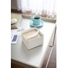 Yamazaki Industries 7732 Tissue Case with Lid, Rin, S, Natural
