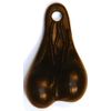 Truck Nuts 2 Inch Tall Black