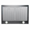 30 inch Kitchen Wall-Mounted Range Hood 350CFM Touch Panel New Easy Clean LED
