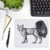 Azeeda 'Lynx Cat Standing' Mouse Mat/Desk Pad (MO00036112)