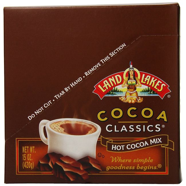 Land O Lakes Arctic White Hot Cocoa Classics Mix, 1.25 Oz, Pack of 36