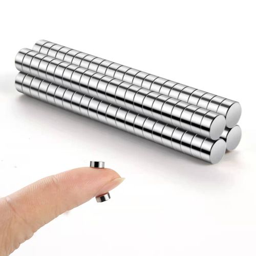 RHINOCATS 60 pcs Refrigerator Magnets，Magnets for Nail Clippers，Small Round Fridge Magnets，Tiny Magnet, Multi-Use for Office, Hobbies, Crafts and Science, Tiny Size：5mm x 3mm(DxH)