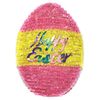 Brite Star 8 x 12 inch Easter Egg Stripe Tinsel Mixed with Iri Yellow