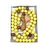 Wooden Rosary (Yellow)