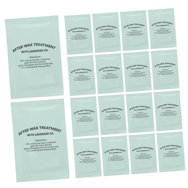 FOMIYES 20pcs Post Wax Calming Oil Wipes Post Waxing Cleaning Pad After Wax Remover For The Skin Hair Removal Products