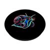 Snail With Sunglasses And Headphones PopSockets Swappable PopGrip