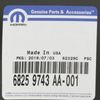 Mopar Genuine Brake Cooling Air Duct Left 68259743AA