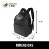 Kenneth Cole REACTION Marley Backpack, Black, 15" Laptop