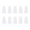 sourcing map 10Pcs Cord Knobs, 19mm Window Blind Tassels Plastic Pull Cord Tassel Drops Pull End Pendant for Window Blinds Shade Curtain, White