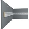 Sample - 1 3/8"H x 3/8"P x 12"L Sequential Panel Moulding