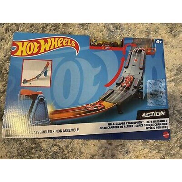 Hot Wheels Toy Car Track Set Hill Climb Champion Playset New In Box