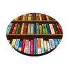 Cool Book Shelf Nerd Design Background Pattern PopSockets Grip and Stand for Phones and Tablets