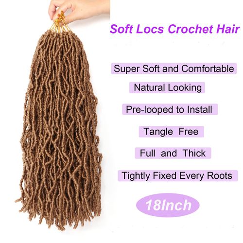 24" Curly Crochet Extensions for Black Women 18" #27