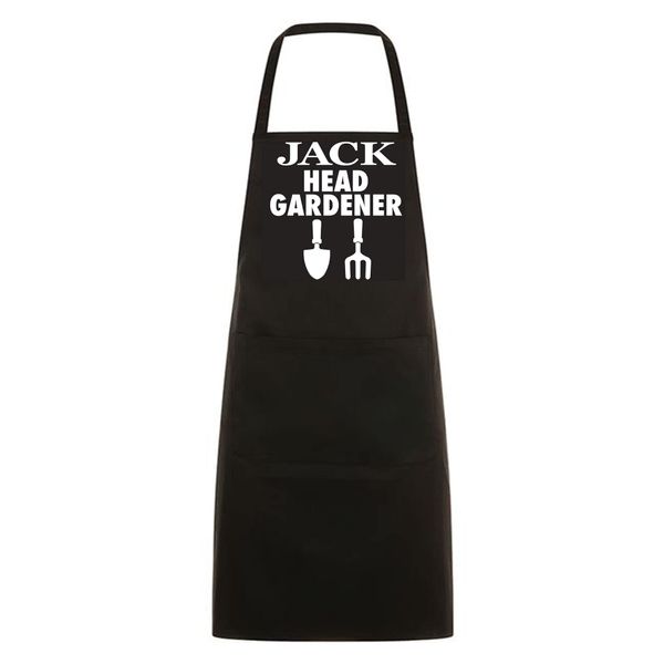Head Gardener Personalised Apron Gift Present Barbeque
