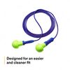 3M E-A-R Corded Push-in Earplugs, 100-Pair