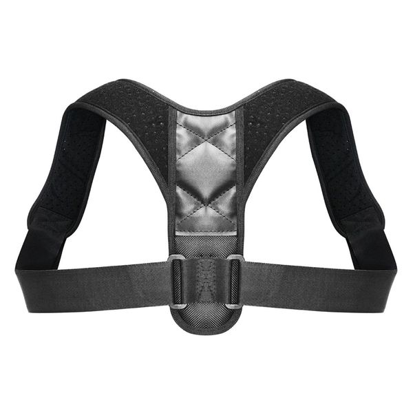 DHKFXKT Posture Corrector, 1 Piece Comfortable Upper Back Brace, Adjustable Back Straightener and Providing Pain Relief from Neck, Back & Shoulder Under Clothes, for Men and Women