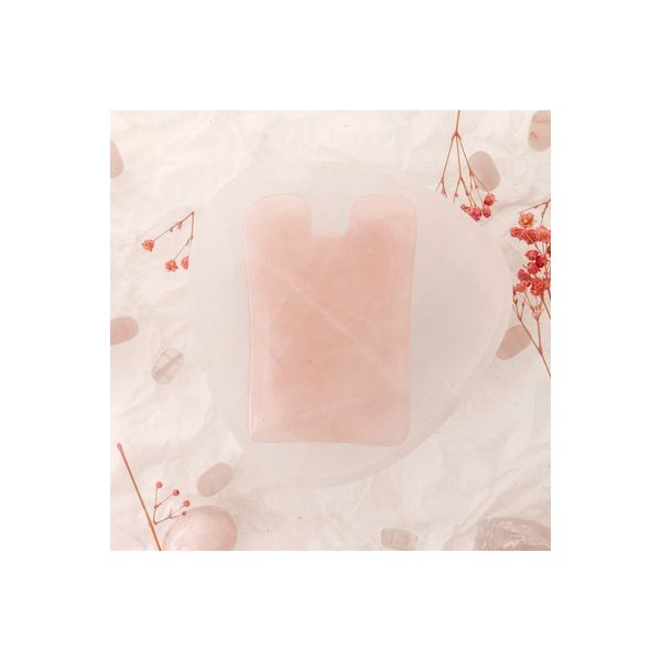 Pembe Kuvars Taşı Gua Sha Board