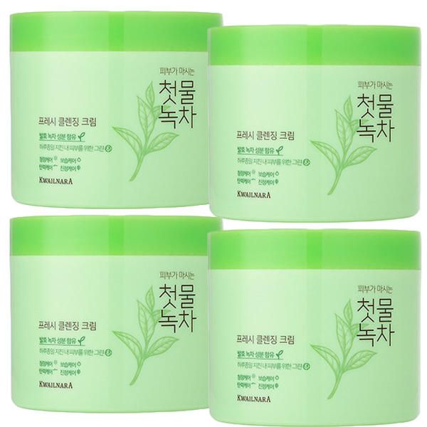 Kwailnara First Water Green Tea Fresh Cleansing Cream (4)