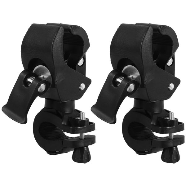 Beavorty 2pcs Wheelchair Crutch Stand Wheel Chairs Walking Stick Cane Fixing Holder Cane Holders Cane Holder for Walker Mobility Scooter Crutch Bracket Wheelchair Cane Bracket Plastic