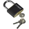 Rolson 66407 Padlock, Black, 50 mm