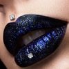PiercedOff 1.2mm Titanium Labret with 2mm Clear CZ Gem - Length 8mm