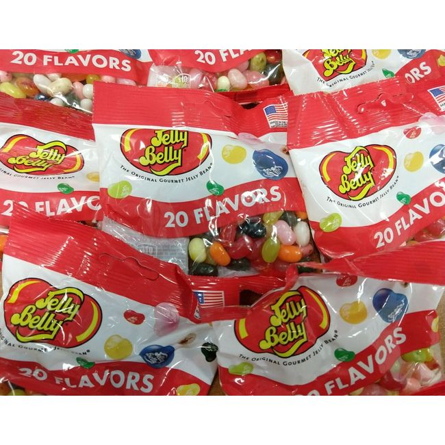 8 Bags: Jelly Belly Jelly Beans, 20 Flavors, 3.5-oz (Exp. 1/30/25) - - E6C