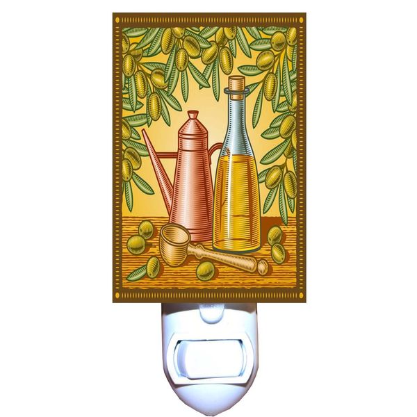Gotham Decor Retro Olive Oil Decorative Night Light