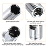 sourcing map 3/8" Drive Universal Joint Socket 14mm CR-V Metric 6-Point Rotation Swivel Flex Socket
