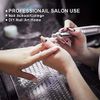 MELODYSUSIE Sanding Bands for Nail Drill Mandrel Bits, 100Pcs #180 Grit Nail Files for 3/32 Shank Inch Nail Drill Bits for Electric Nail Files Nail Drill Machine, to Polish Art Acrylic Gel Fake Nails