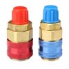 Quick Coupler Low High Side Adapters For 1/4" SAE hose fitting Refrigerant Tank