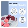 TRIXIE Cat Activity Hide N' Slide Strategy Game, Cat Treat Dispenser, Interactive Play