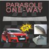 Adhesive Windshield Sunshade Stripe with One Way Effect