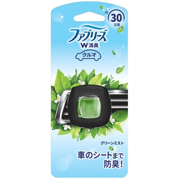 P&G Febreze In-Car Air Freshener | Easy-Clip for Air-Con 2ml (Japan Import) (Leaf Garden Breeze)