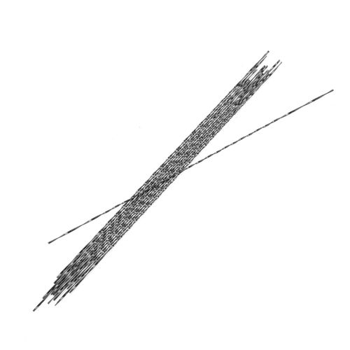 Coping Saw Blades, 12 Pieces Saw Blades with Spiral Teeth for Wood Cutting Plastic Wood Saw Set Cutting Teeth Metal 8 Options Size Singing Sculpture Suitable Fretsaw Blades for Jewellers Tool