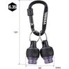 Vessel QB-22K2GPU Ball Grip Quick Catcher Galaxy 2 Piece Set (Purple) Bit Holder