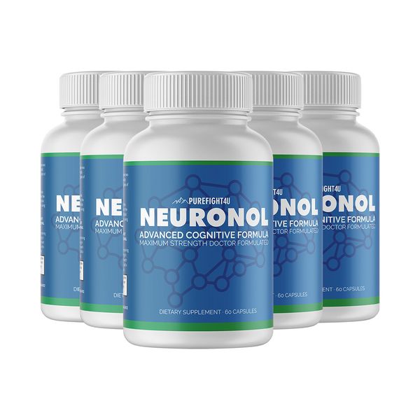 Neuronol Nootropic Supplement, Supports Brain Function & Mental Clarity - 5 Pack