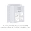 GROHE 37535000 Flush Plate, Chrome, Small