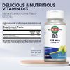 Vitamin D3 90 Count ActivMelt Tablets Lemon Lime Flavor for Strong Bones